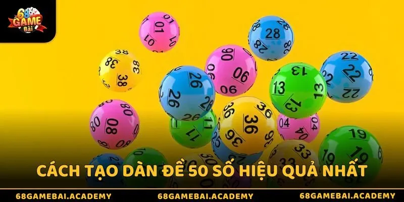 Dàn đề 50 số - Mẹo chơi lô đề giúp tăng cơ hội trúng lớn 3 Chia sẻ cách tạo dàn đề 50 hiệu quả nhất