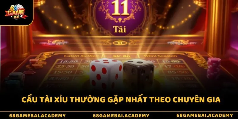 Cầu tài xỉu thường gặp - Thông tin cần biết cho tân thủ 3 Cầu tài xỉu thường gặp nhất theo chuyên gia