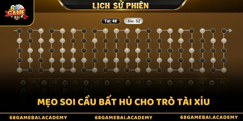 Cầu tài xỉu thường gặp - Thông tin cần biết cho tân thủ 4 Mẹo soi cầu bất hủ cho trò tài xỉu