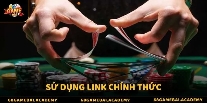 Hướng dẫn đăng ký 68 game bài chuẩn cho tân thủ 2025 4 Hãy dùng link website chính thức để có thể tạo tài khoản an toàn