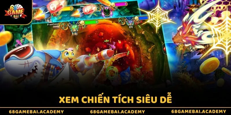 Xem chiến tích siêu dễ